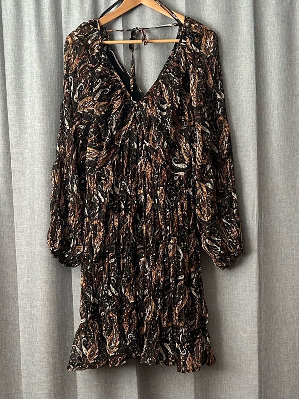 Miss Me Chiffon V-Neck Dress